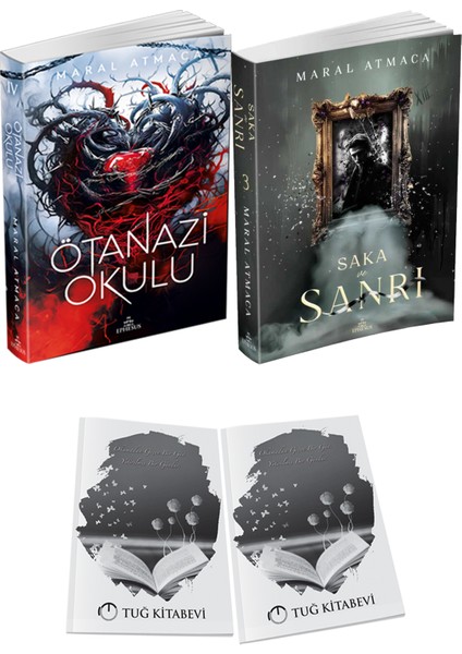 Saka ve Sanrı 3 ve Ephesus Yayınları Ötanazi Okulu 4 Maral Atmaca 2li Set + Hediyeli