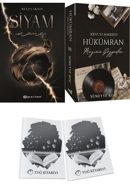 Hükümran 3 Mazinin Gözyaşları ve Epsilon Yayınevi Siyam 4 Mare Beyza Aksoy 2li Set + Hediyeli