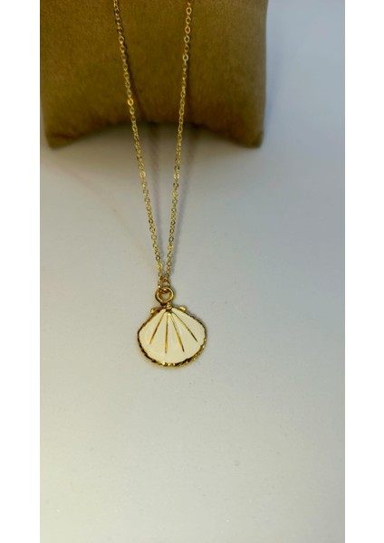 Deniz Kabuğu Kolye Beyaz fiyatları