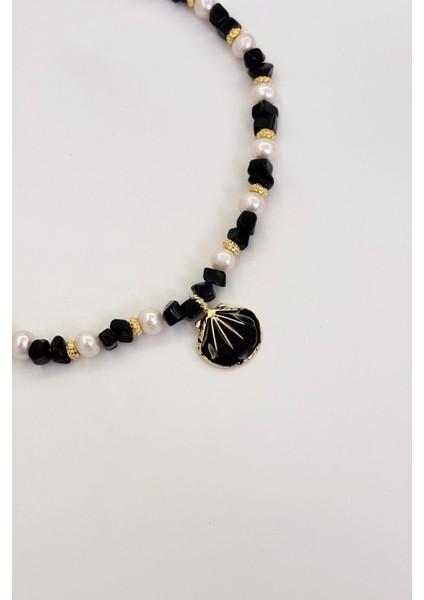 Noir Pearl No:1 Altın Kaplama Kolye fiyatları