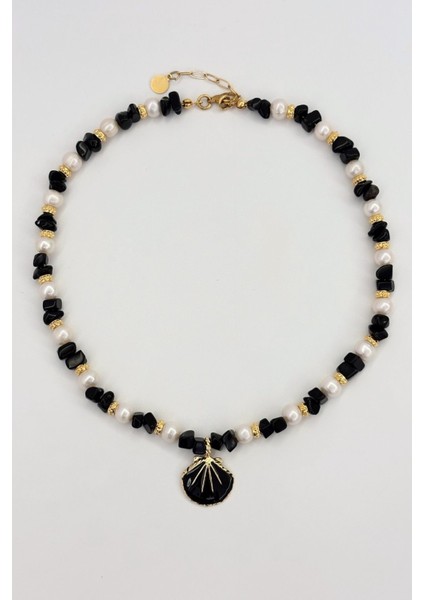 Noir Pearl No:1 Altın Kaplama Kolye fırsatları