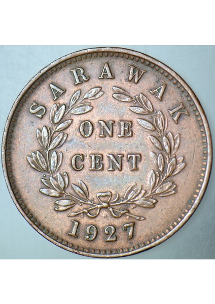 Sarawak 1 Cent 1927 (British Malaysia) 24 Mm. fiyatları