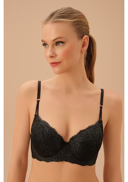 Siyah Adore Balkonet Sütyen modelleri