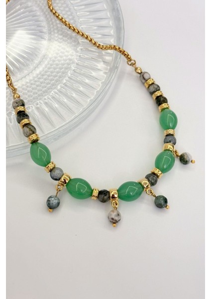 Forest Veil No:1 Altın Kaplama Kolye