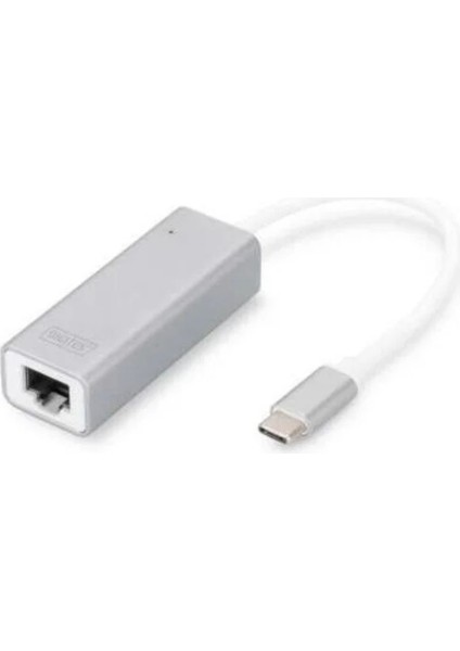 USB Type C Gigabit Ethernet Adaptörü, 1X10-100- Port,1xusb Tip C Erkek Port