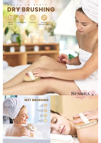 Doğal At Kılı Selülit Fırçası Batık Tüy ve Çatlak Karşıtı fırsatları