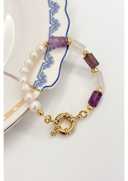 Serene Bloom No:1 Altın Kaplama Bileklik