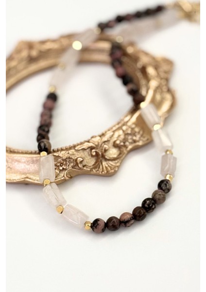 Rose Vein No:1 Altın Kaplama Kolye