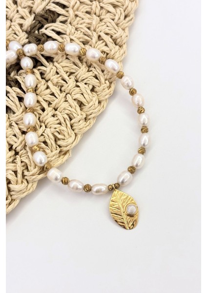 Luna Vein No:1 Altın Kaplama Kolye