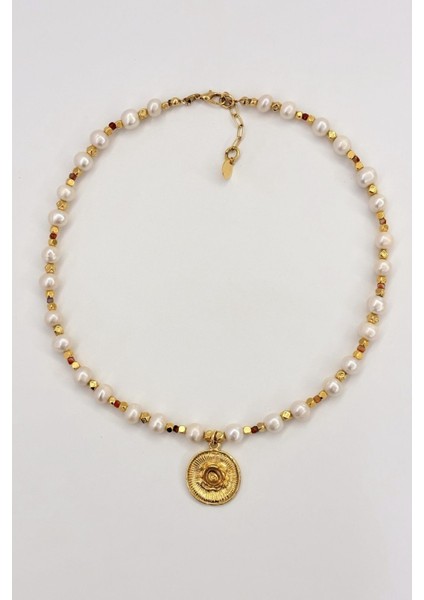 Roselle Pearl No:1 Altın Kaplama Kolye fırsatları