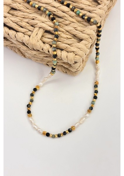 Azure Bloom No:1 Altın Kaplama Kolye