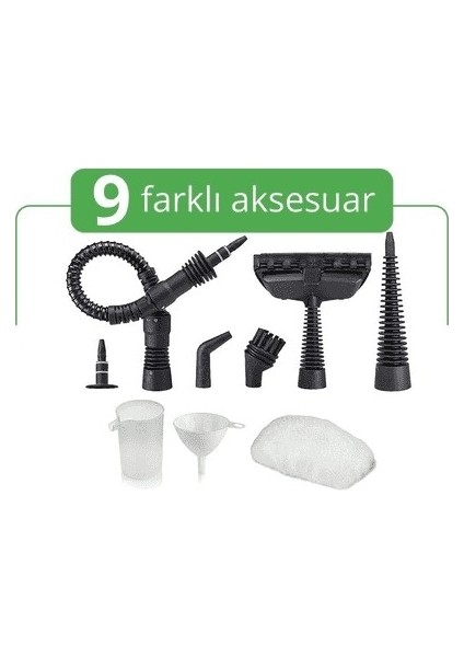Resmi Distribütör Garantili KSC4211 Çok Fonksiyonlu Buharlı Temizleyici 9 Aparatlı Çok Amaçlı fiyatları