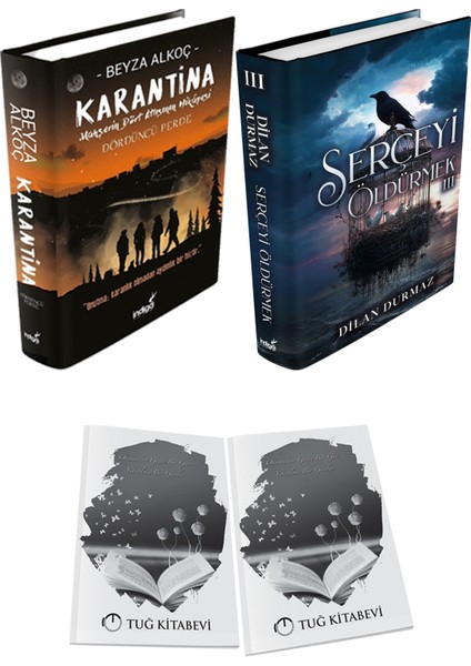 Serçeyi Öldürmek 3 Ciltli ve Karantina 4 Ciltli Beyza Alkoç 2li Set + Hediyeli