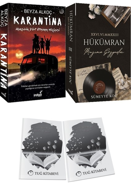 Hükümran 3 Mazinin Gözyaşları ve Karantina 1 Beyza Alkoç 2li Set + Hediyeli