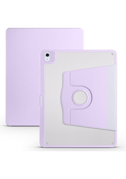 iPad Pro 11 Inç 2025 M5 Çipli 360 Derece Dönebilen Standlı Pino iPad Tablet Kılıfı
