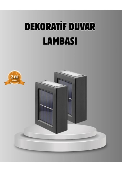 Güneş Enerjili 6 LED Solar Lamba – Fotoselli, Su Geçirmez ve Çevre Dostu Bahçe Işığı