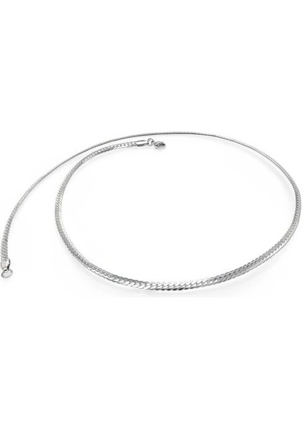 Balık Sırtı Çelik Kolye 0.8mm 3351CEK020