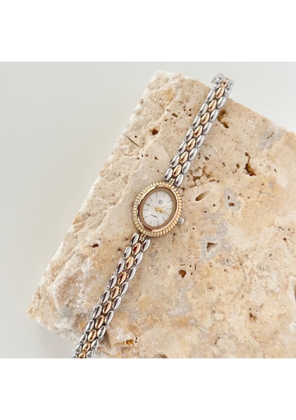 Duero Gold Gümüş Beyaz Saat fiyatları