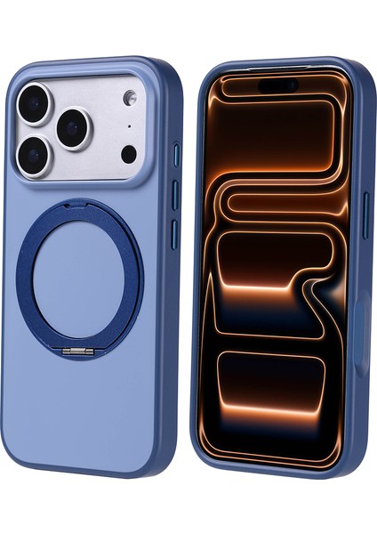 Apple iPhone 17 Pro Kılıf M-Safe Şarj Özellikli Standlı Zore Proton Silikon Kapak