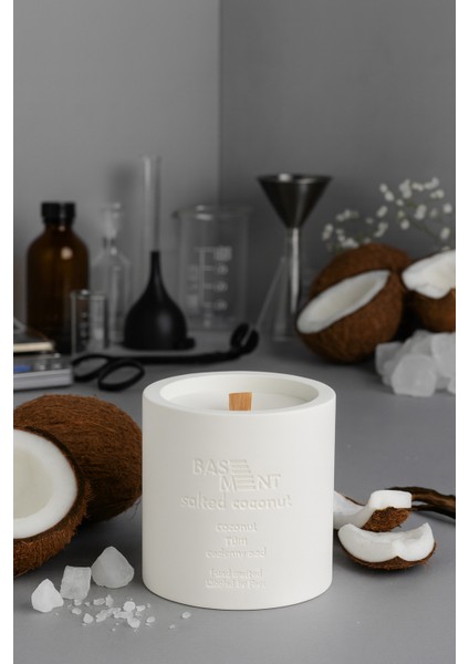 : Salted Coconut : % 100 Soya Beton Mum (Hindistan Cevizi, Deniz Tuzu, Beyaz Musk) fiyatları