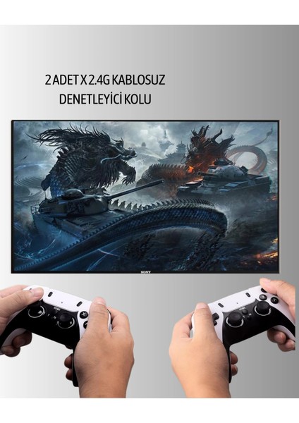 Kablosuz Retro Tv Oyun Konsolu – 30.000+ Oyun, Hd Çıkış & Kablosuz Gamepad ile Efsanevi Oyun Deneyimi fiyatları