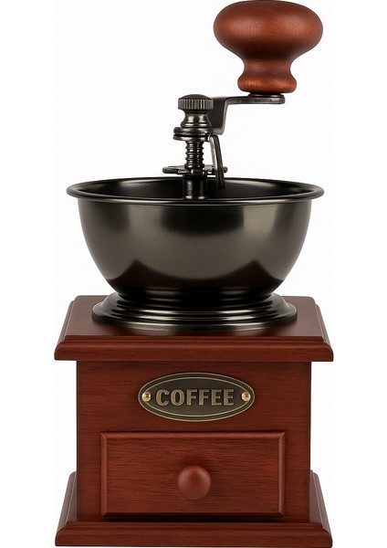 Kahve Değirmeni – 90 cc Hacim, 12,5 x 12,5 x 20 Cm, Paslanmaz Çelik Bıçaklı