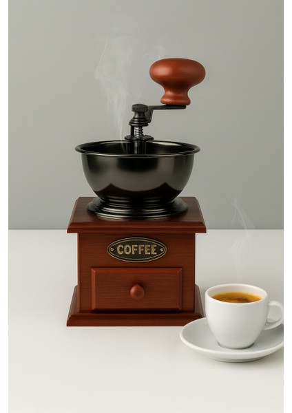 Kahve Değirmeni – 90 cc Hacim, 12,5 x 12,5 x 20 Cm, Paslanmaz Çelik Bıçaklı fiyatları