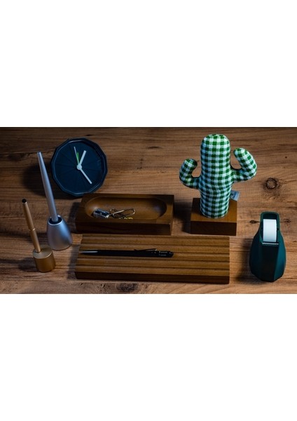 Woody Üçlü Ofis Seti Açık Kahverengi modelleri