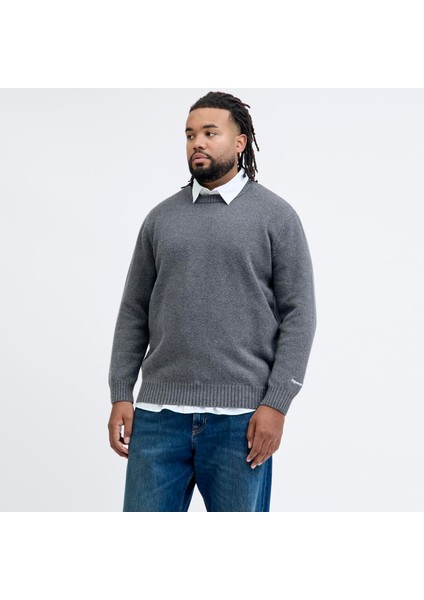 Büyük Beden Bisiklet Yaka Kazak - Norrebro