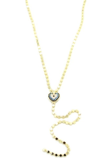 Ezme Kalp Kolye - Altın