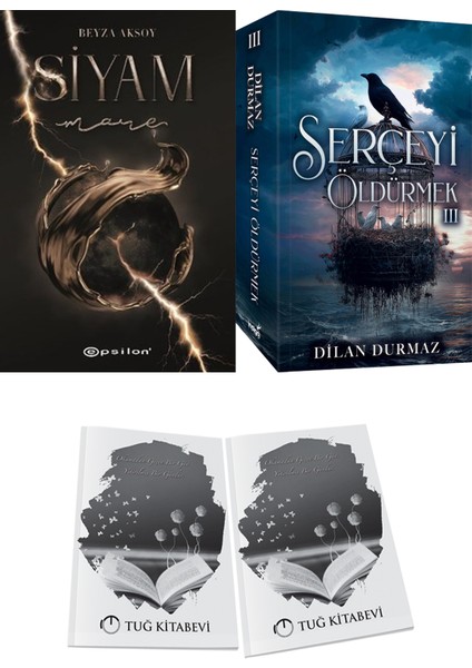 Serçeyi Öldürmek 3 ve Epsilon Yayınevi Siyam 4 Mare Beyza Aksoy 2li Set + Hediyeli
