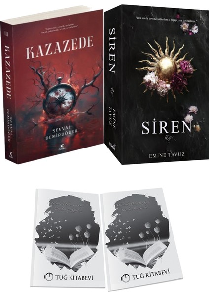 Siren Üç ve Pukka Yayınları Kazazede 3 Şevval Demirdöğer 2li Set + Hediyeli