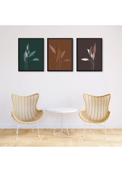 3 Parça Çerçeve Görünümlü Mdf Tablo Seti Setra fiyatları