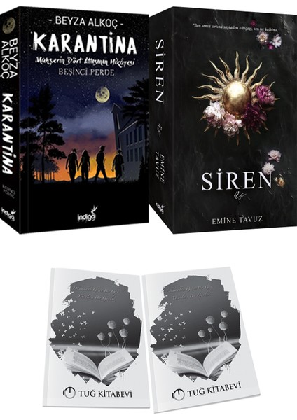 Siren Üç ve Karantina 5 Beyza Alkoç 2li Set + Hediyeli