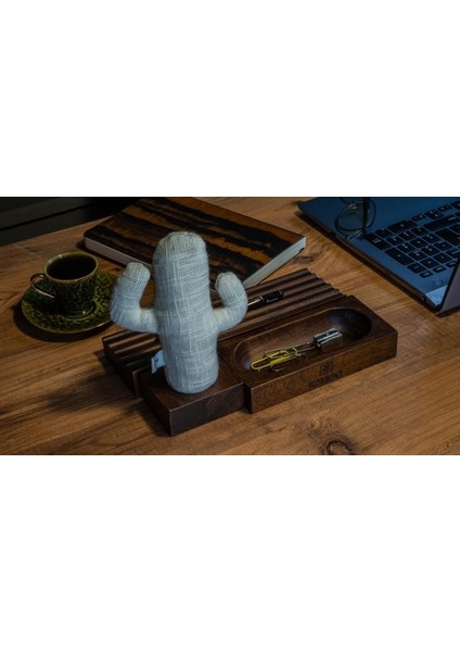 Woody Üçlü Ofis Seti Koyu Kahverengi fiyatları