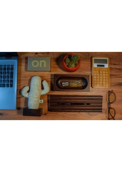 Woody Üçlü Ofis Seti Koyu Kahverengi indirimleri