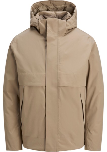 Erkek Fermuar Kapamali Kapüsonlu Mont - Ccmoon indirimleri