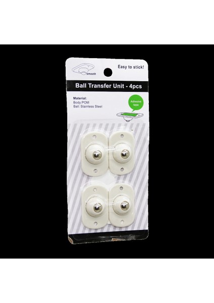4 Parça 360° Bilyalı Tekerlekli Mobilya Taşıma Aparatı