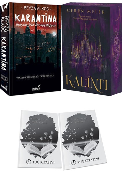 Kalıntı ve Karantina 2 Beyza Alkoç 2li Set + Hediyeli