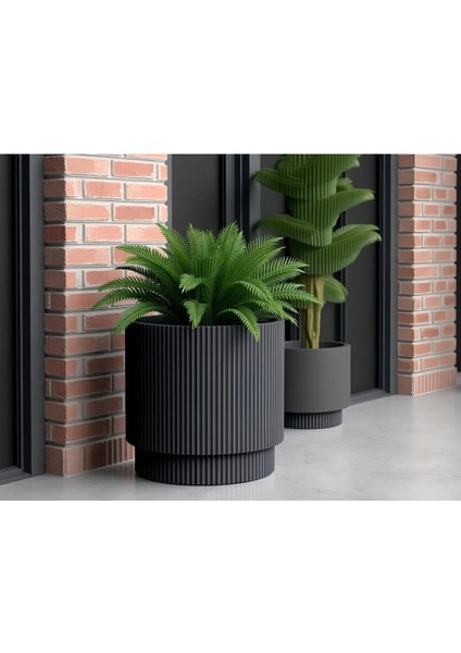Vega Büyük Modern Saksı, 36.6 cm x 36.6 cm 33 Lt Içsiz