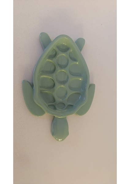 Dekoratif Kaplumbağa Şeklinde Tabak-Kablumbağa Figürlü Anahtarlık Takı ve Aksesuar Kabı 20*15 A. Yeşil fiyatları