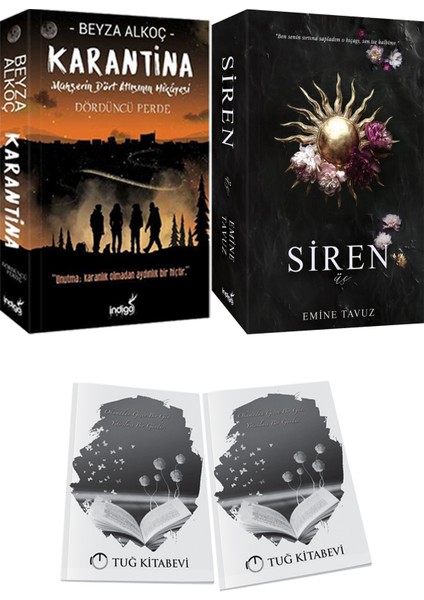 Siren Üç ve Karantina 4 Beyza Alkoç 2li Set + Hediyeli