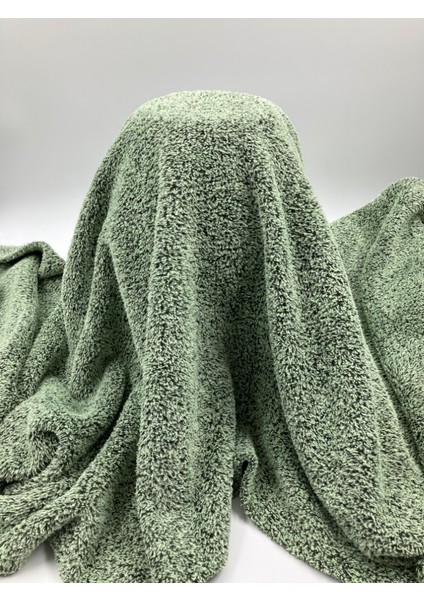 Yeşil Kırçıllı Welsoft Kumaş – 180 cm En, 230 Gr/m² | Yumuşak ve Şık Doku