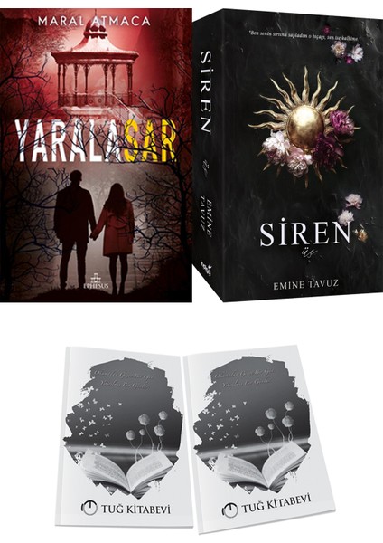 Siren Üç ve Ephesus Yayınları Yaralasar 4 Maral Atmaca 2li Set + Hediyeli