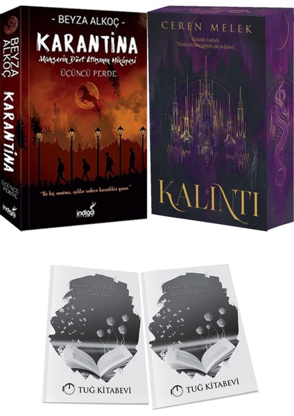 Kalıntı ve Karantina 3 Beyza Alkoç 2li Set + Hediyeli