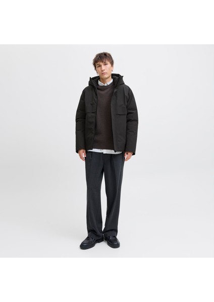 Erkek Fermuar Kapamali Kapüsonlu Mont - Ccmoon fiyatları