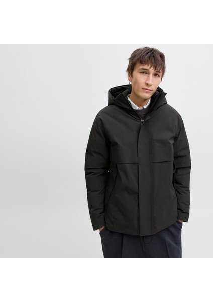 Erkek Fermuar Kapamali Kapüsonlu Mont - Ccmoon fırsatları