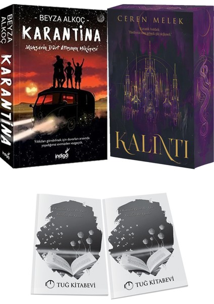 Kalıntı ve Karantina 1 Beyza Alkoç 2li Set + Hediyeli