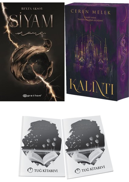 Kalıntı ve Epsilon Yayınevi Siyam 4 Mare Beyza Aksoy 2li Set + Hediyeli