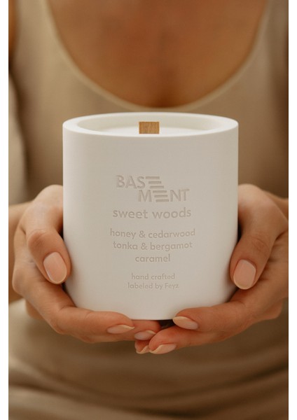 : Sweet Woods : % 100 Soya Beton Mum (Bal, Sedir, Tonka, Bergamot, Karamel) modelleri